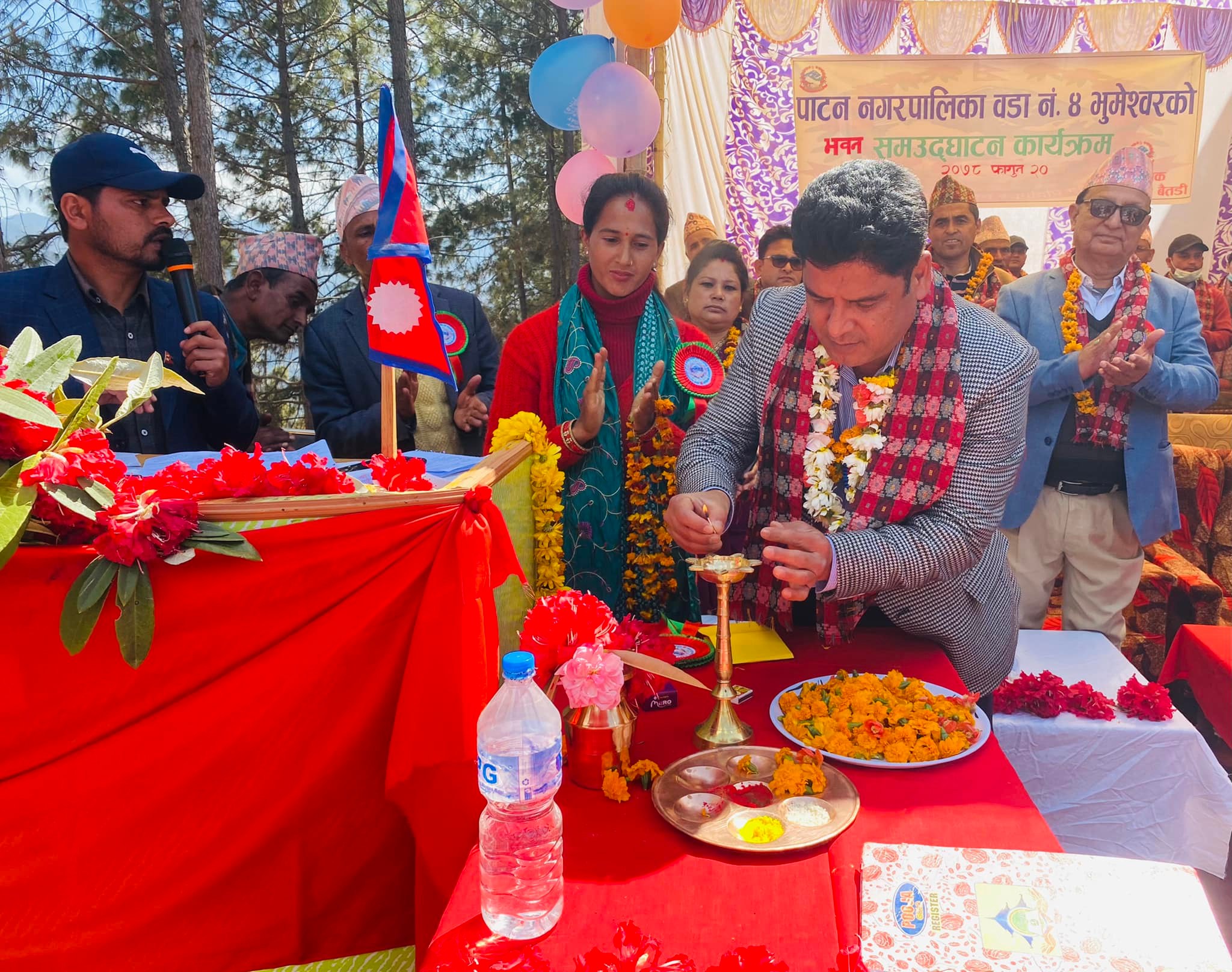 बैतडीको पाटन नगरपालिका ४मा वडा कार्यालय भवन निर्माण, सांसद भण्डारीले गरे उद्दघाटन 